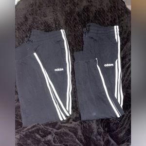 4 pairs of Adidas joggers size L